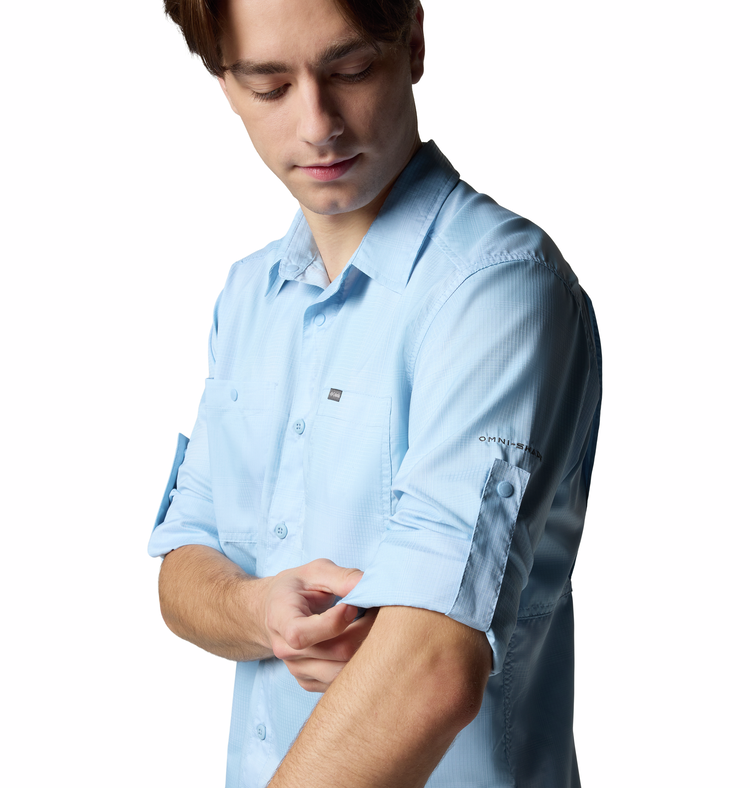 Camisa técnica para hombre Silver Ridge Utility Lite – Ripple Blue