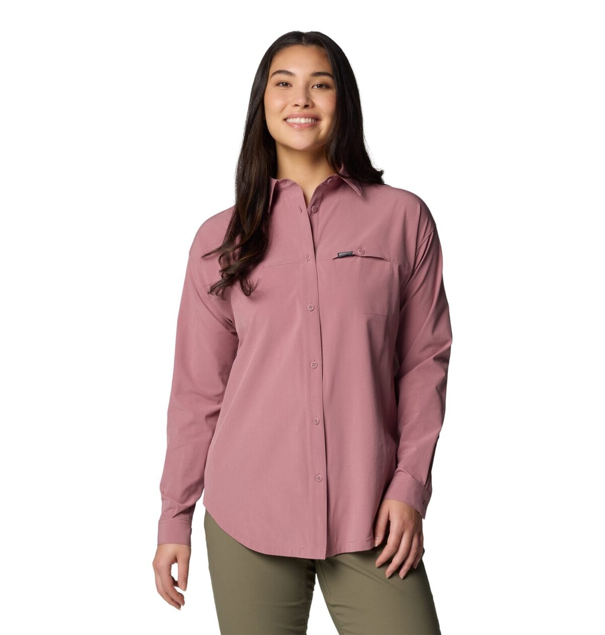 Camisa Boundless Trek II para mujer – Color Fig