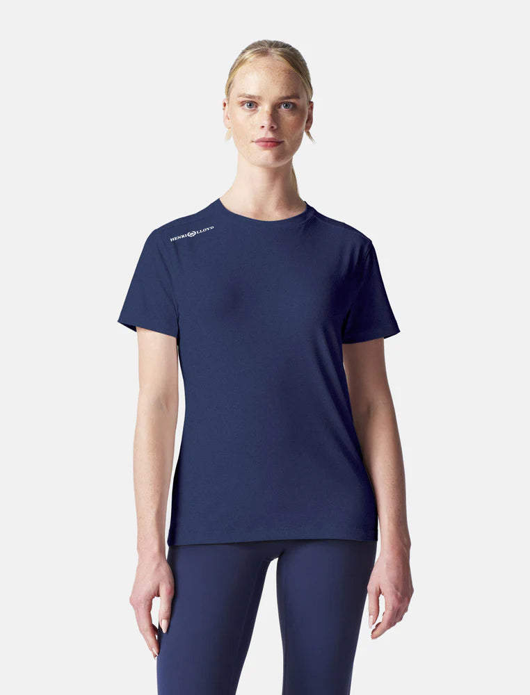 Camiseta de manga corta Dri-Fast para mujer - Azul marino