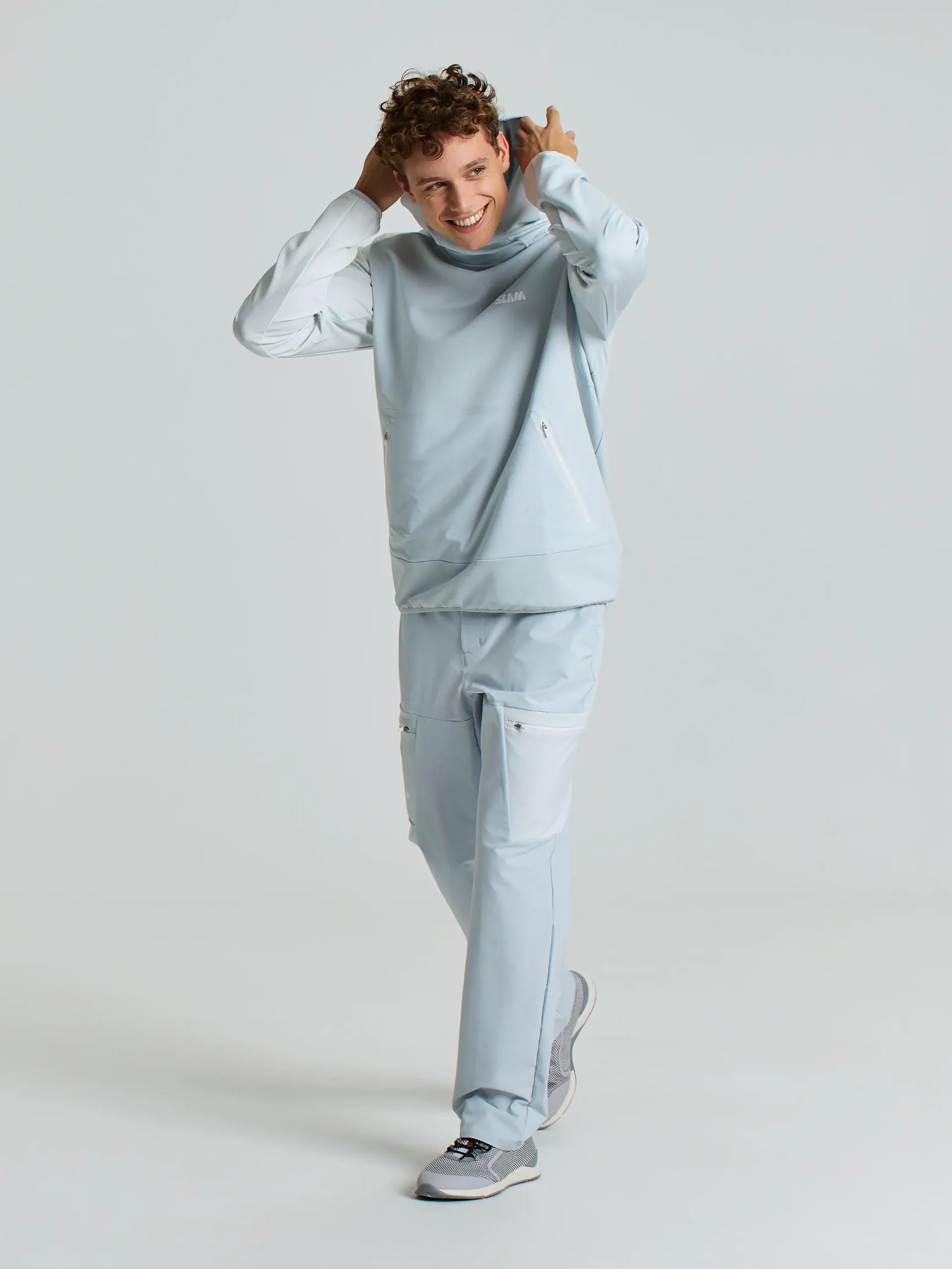 Foil Tech Hoodie para hombre – Cliff Grey