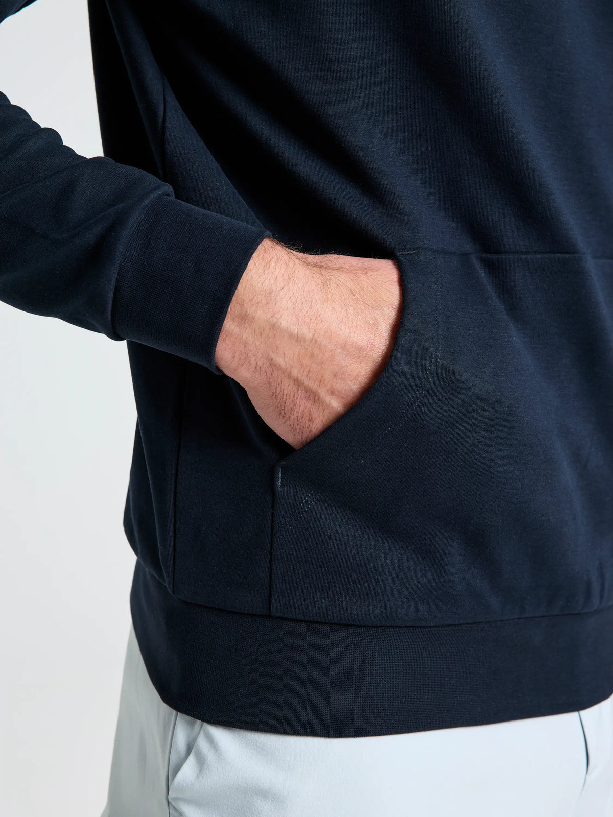 Sudadera con capucha Logo navy SLAM bolsillo canguro