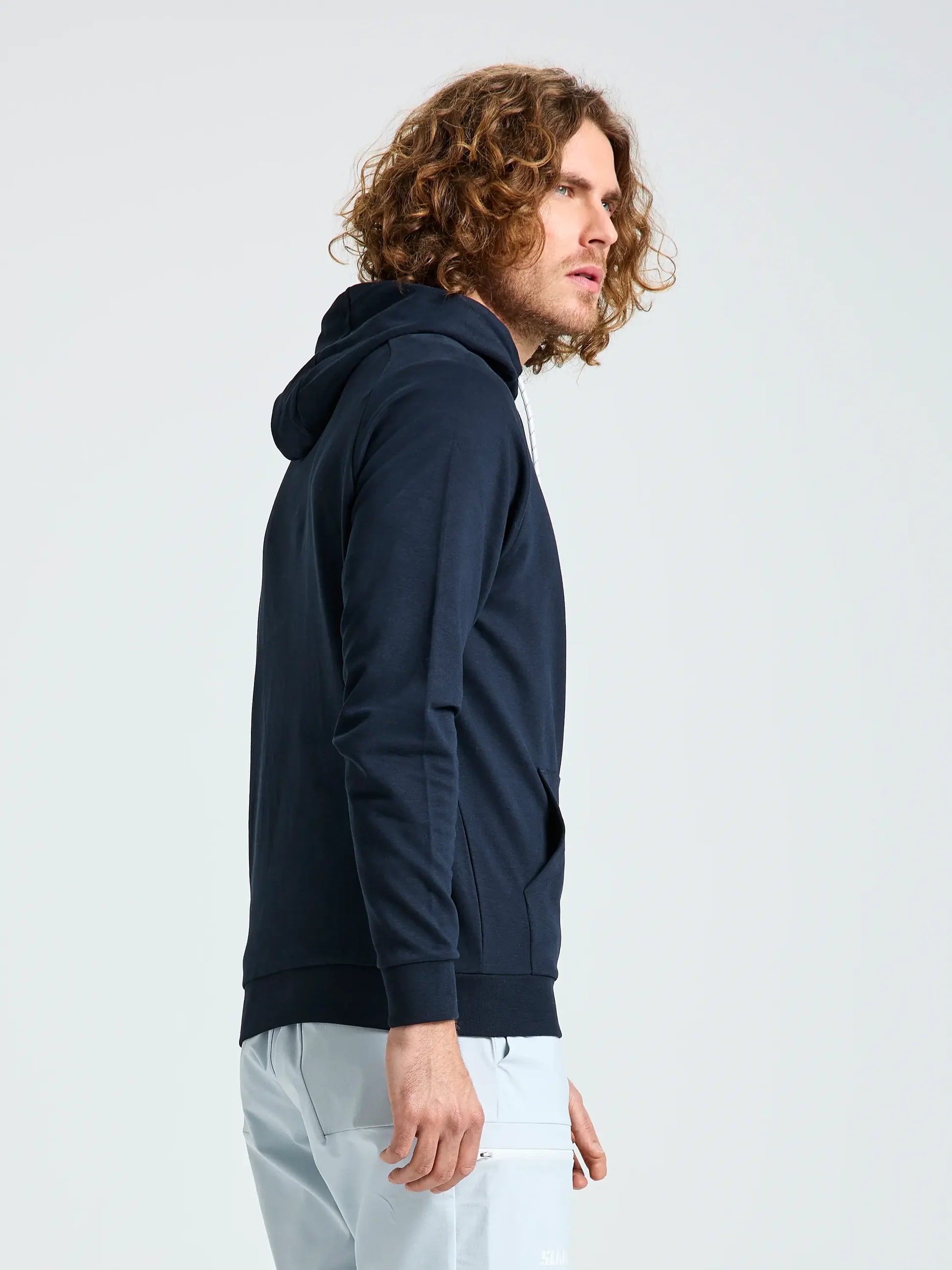 Sudadera con capucha Logo navy SLAM bolsillo canguro