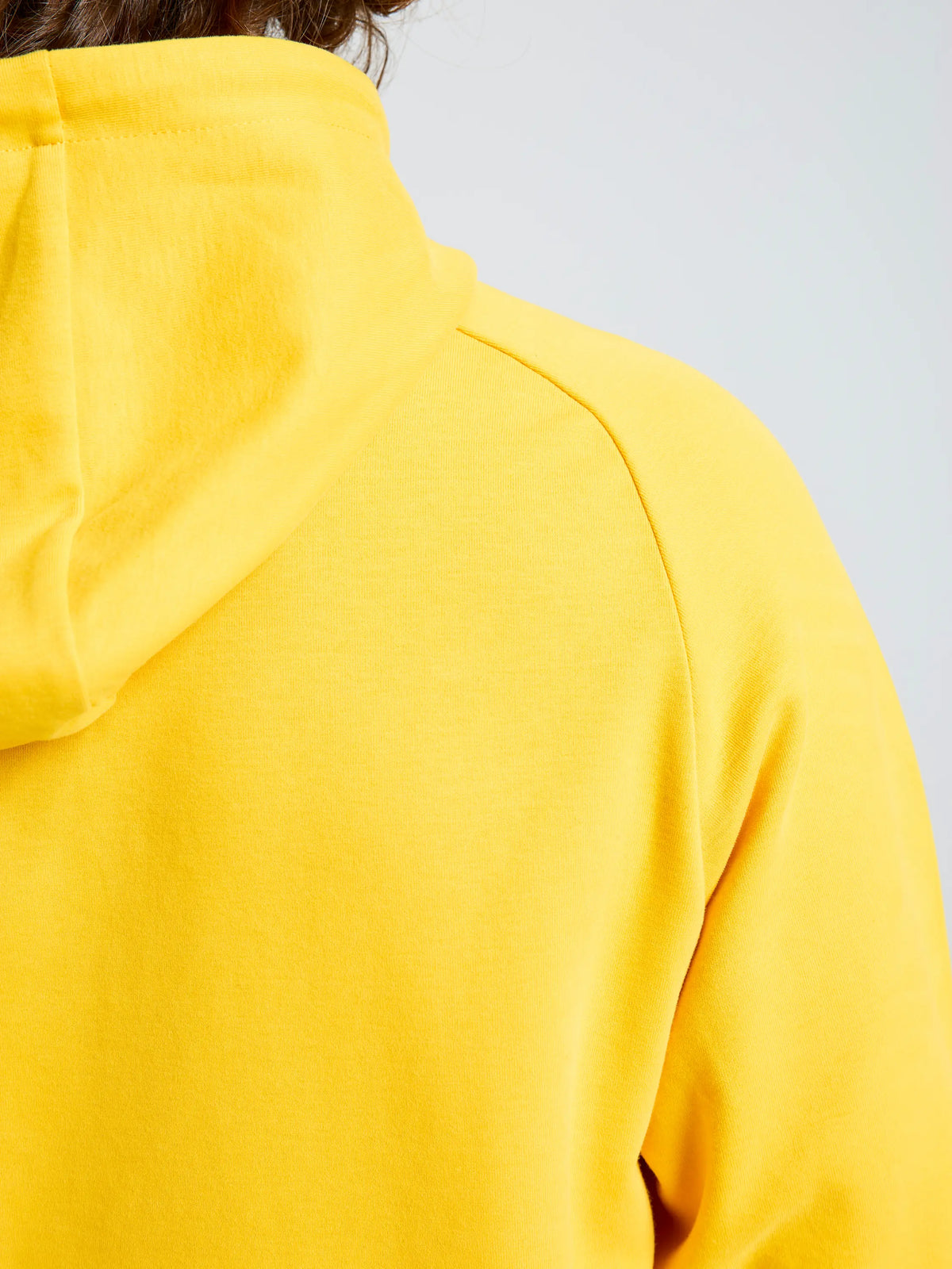 Sudadera con capucha Logo Hoodie bolsillo canguro amarillo SLAM