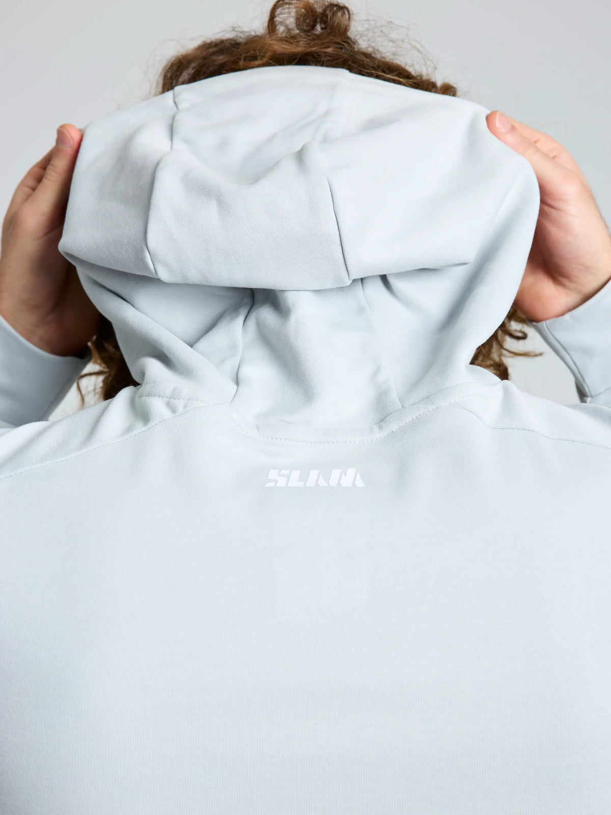 Sudadera con capucha Logo Hoodie Cleef Grey canguro SLAM