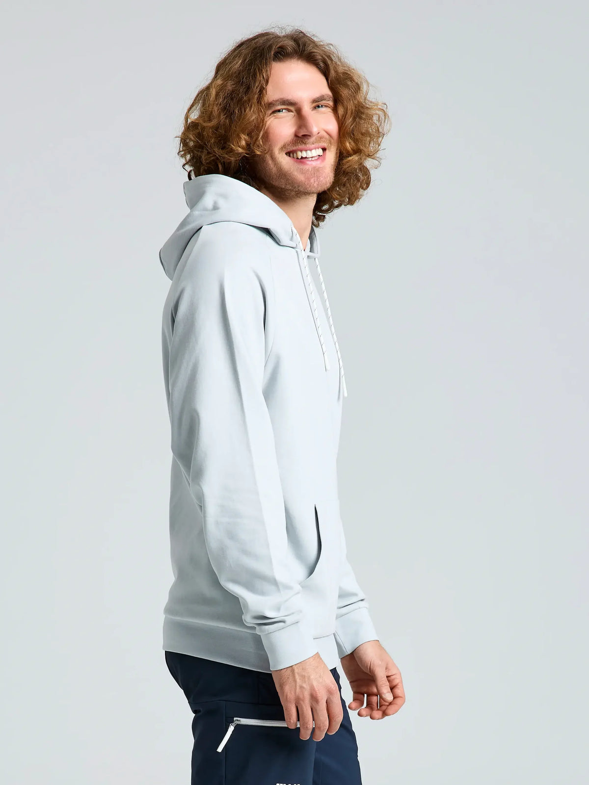 Sudadera con capucha Logo Hoodie Cleef Grey canguro SLAM