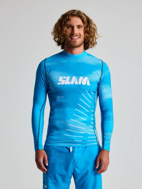 Camiseta técnica hombre manga larga SLAM – UPF50+, secado rápido