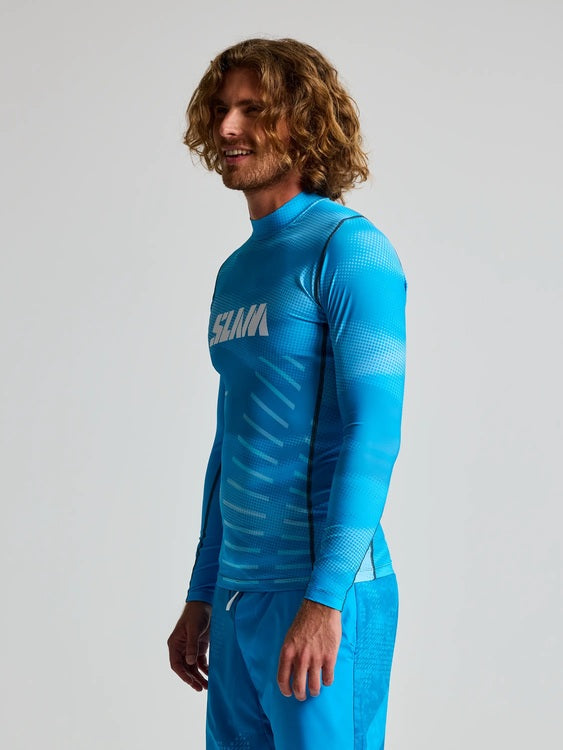 Camiseta técnica hombre manga larga SLAM – UPF50+, secado rápido