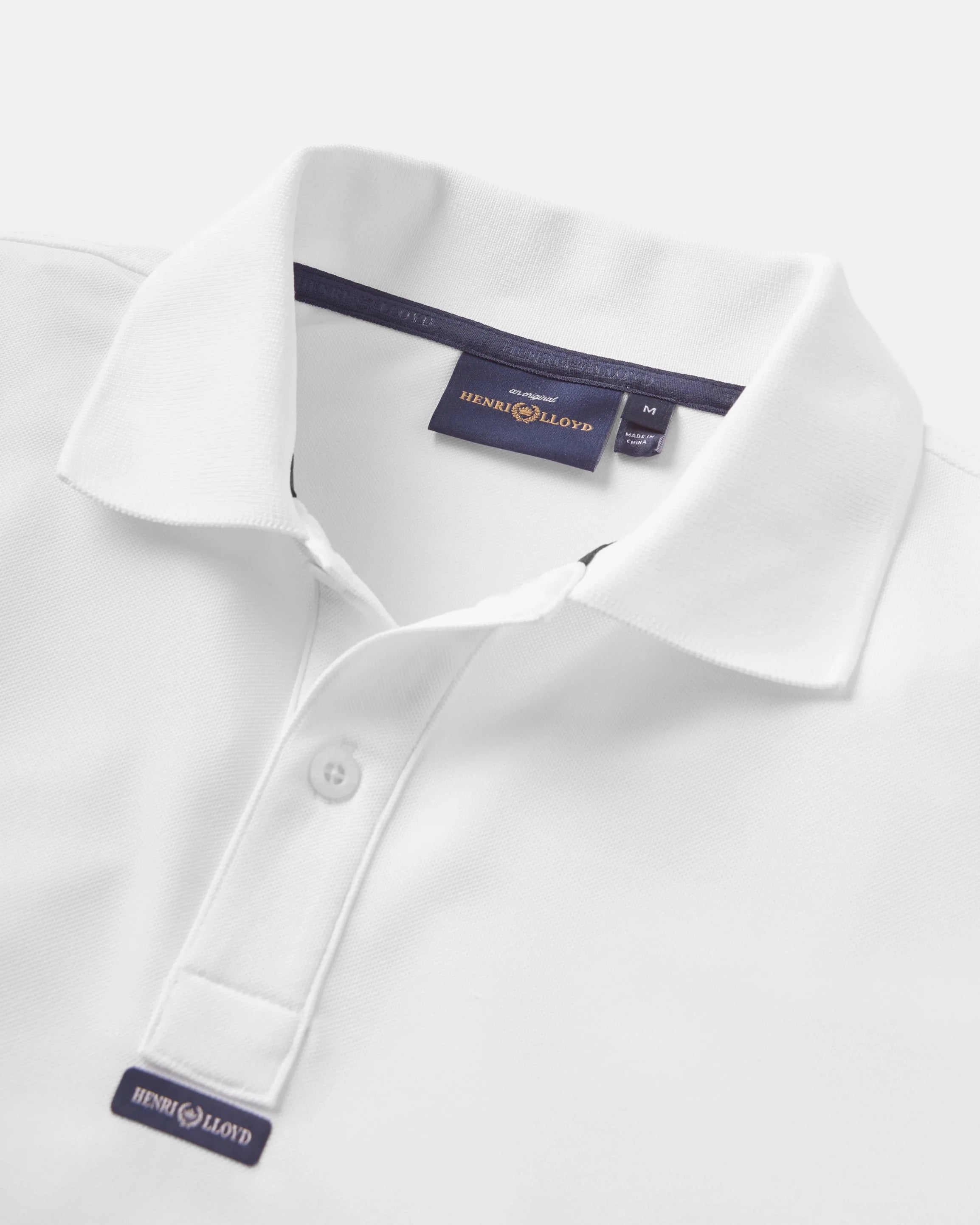 Polo Dri-Fast de manga corta para hombre – Blanco