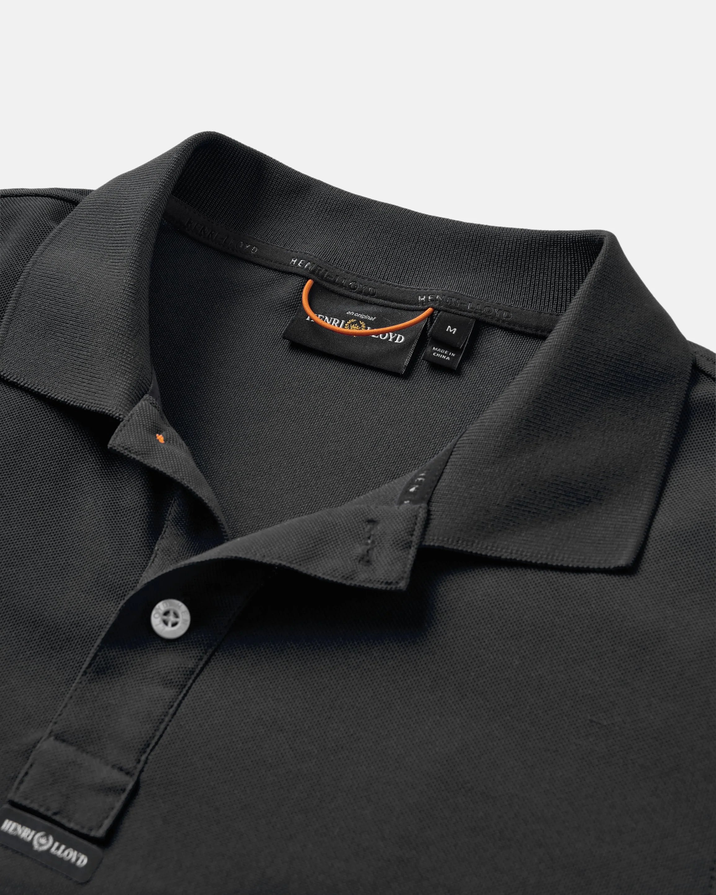 Polo Dri-Fast de manga corta para mujer – Negro