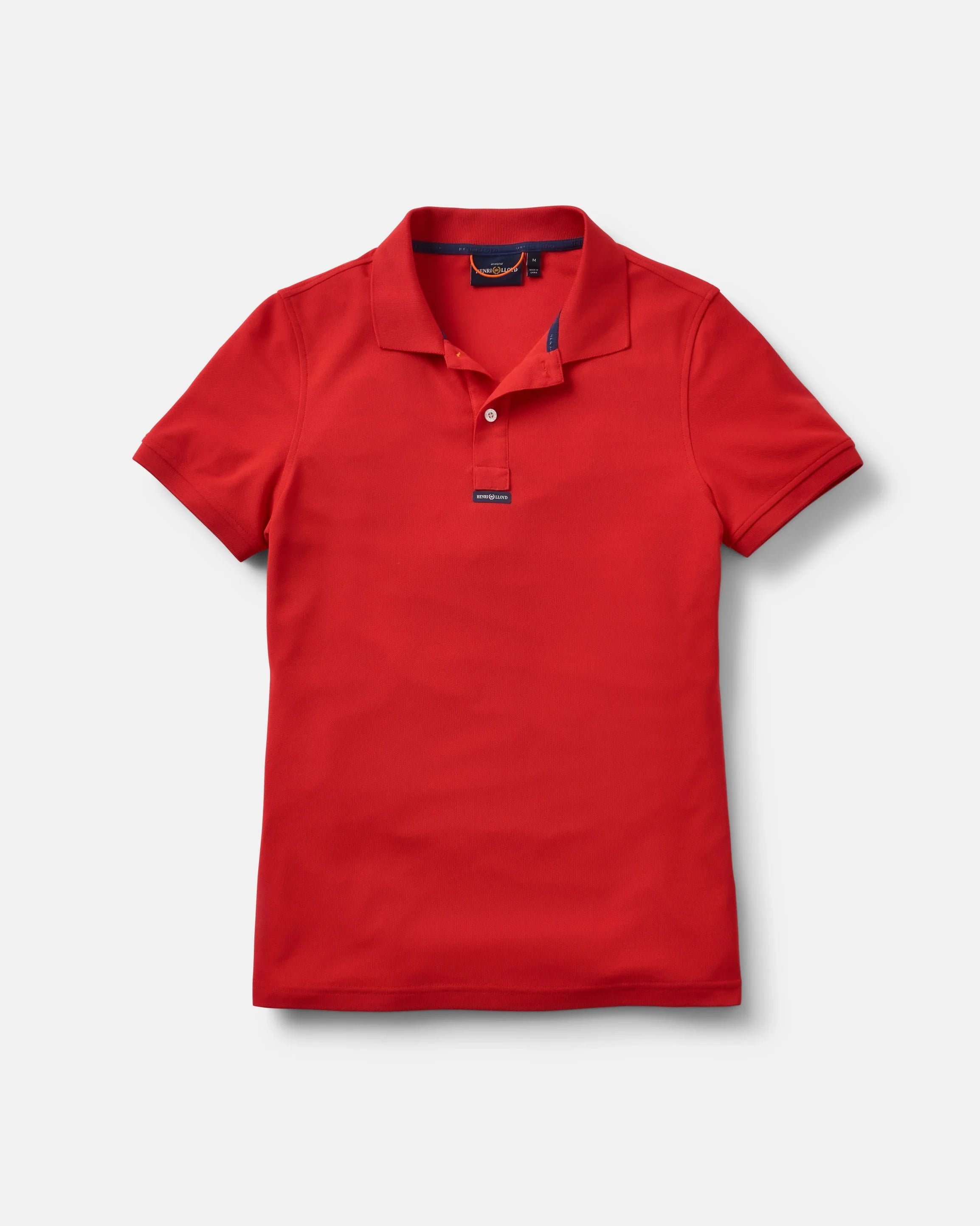 Polo Dri-Fast de manga corta para mujer – Rojo