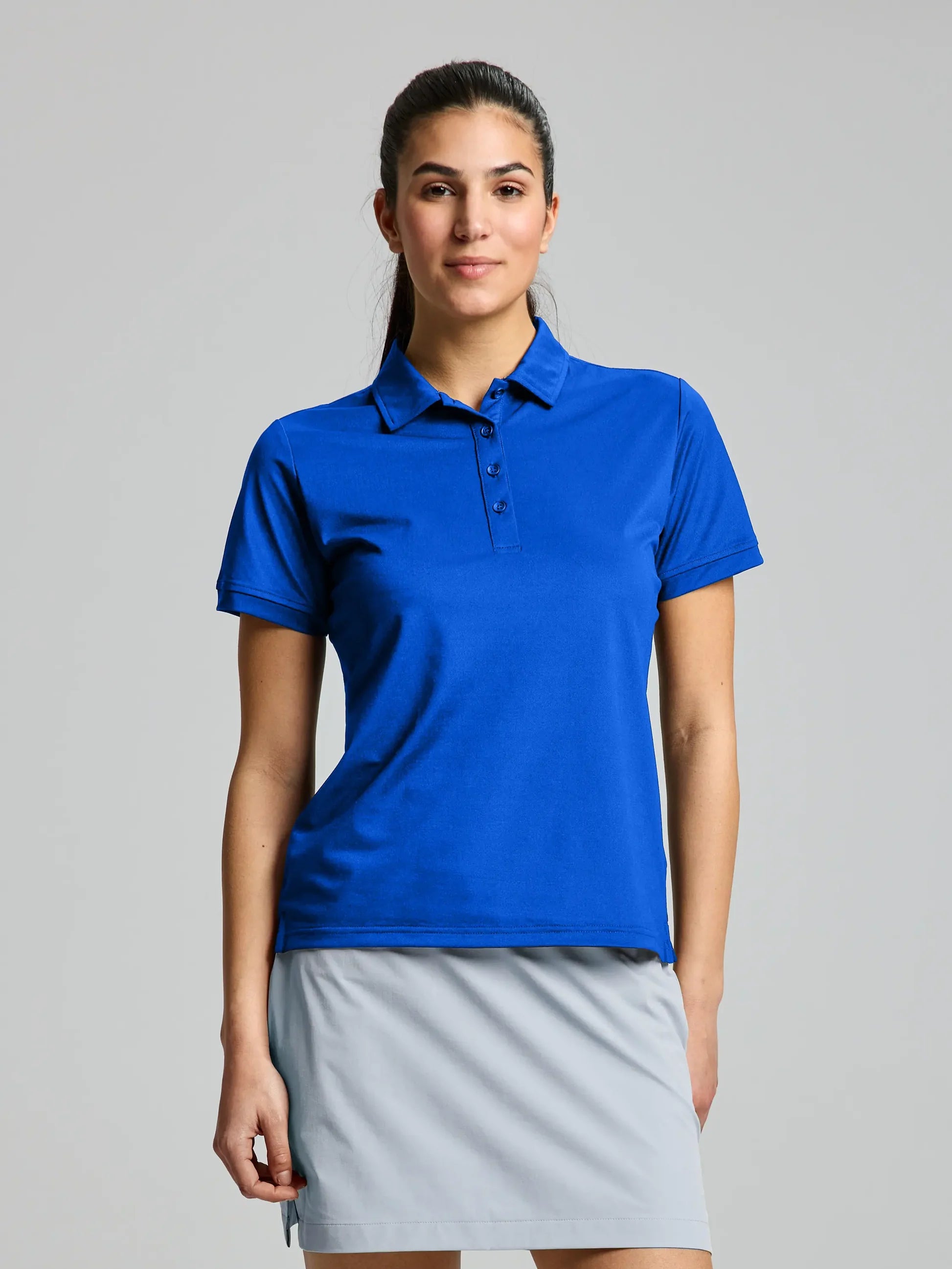 Polo Técnico Mujer – Tech Piqué Polo - Azul de SLAM
