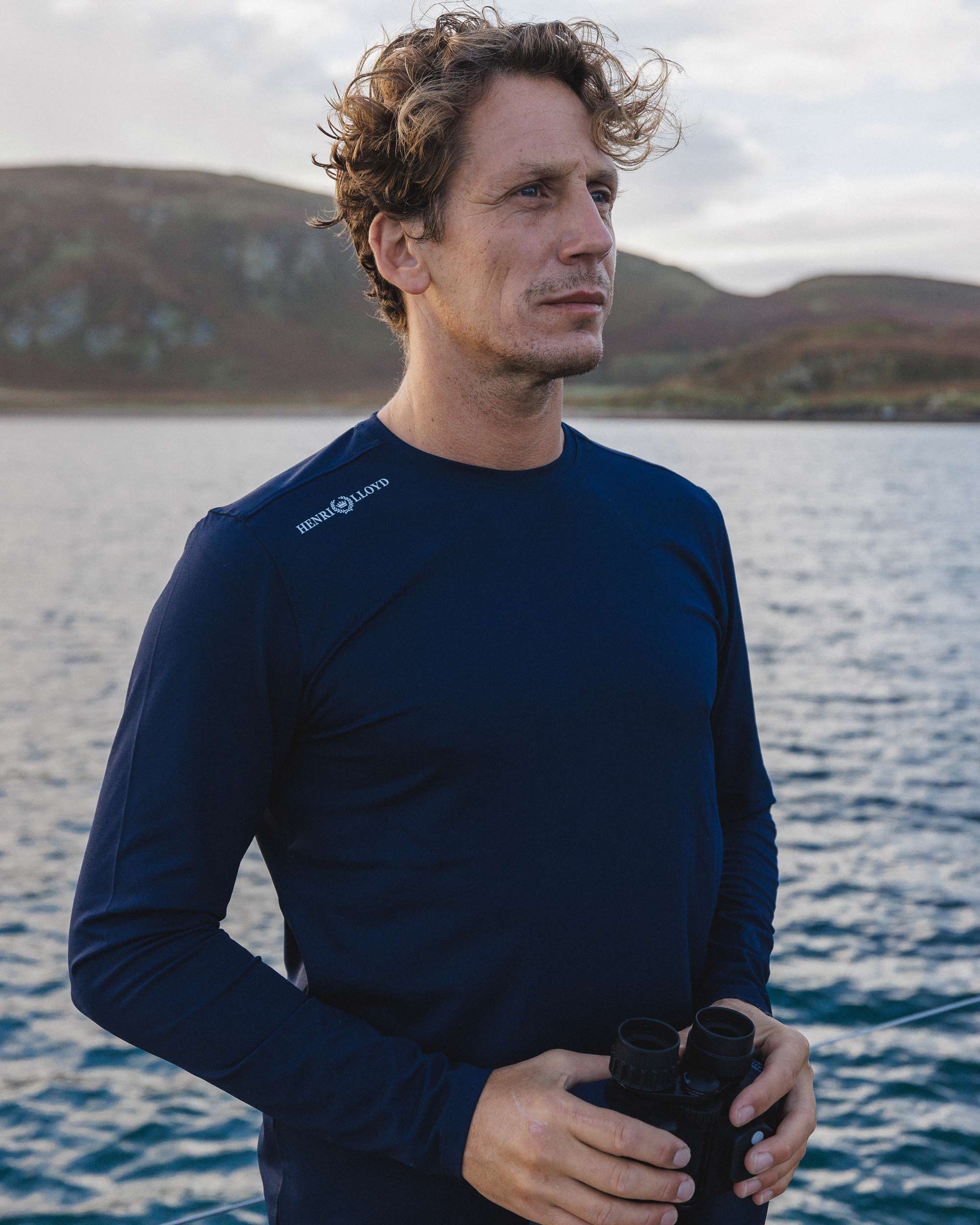 Camiseta Dri-Fast de manga larga – Navy