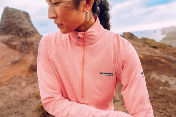 Camiseta técnica de manga larga para mujer con UPF50+