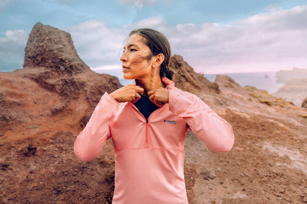 Camiseta técnica de manga larga para mujer con UPF50+