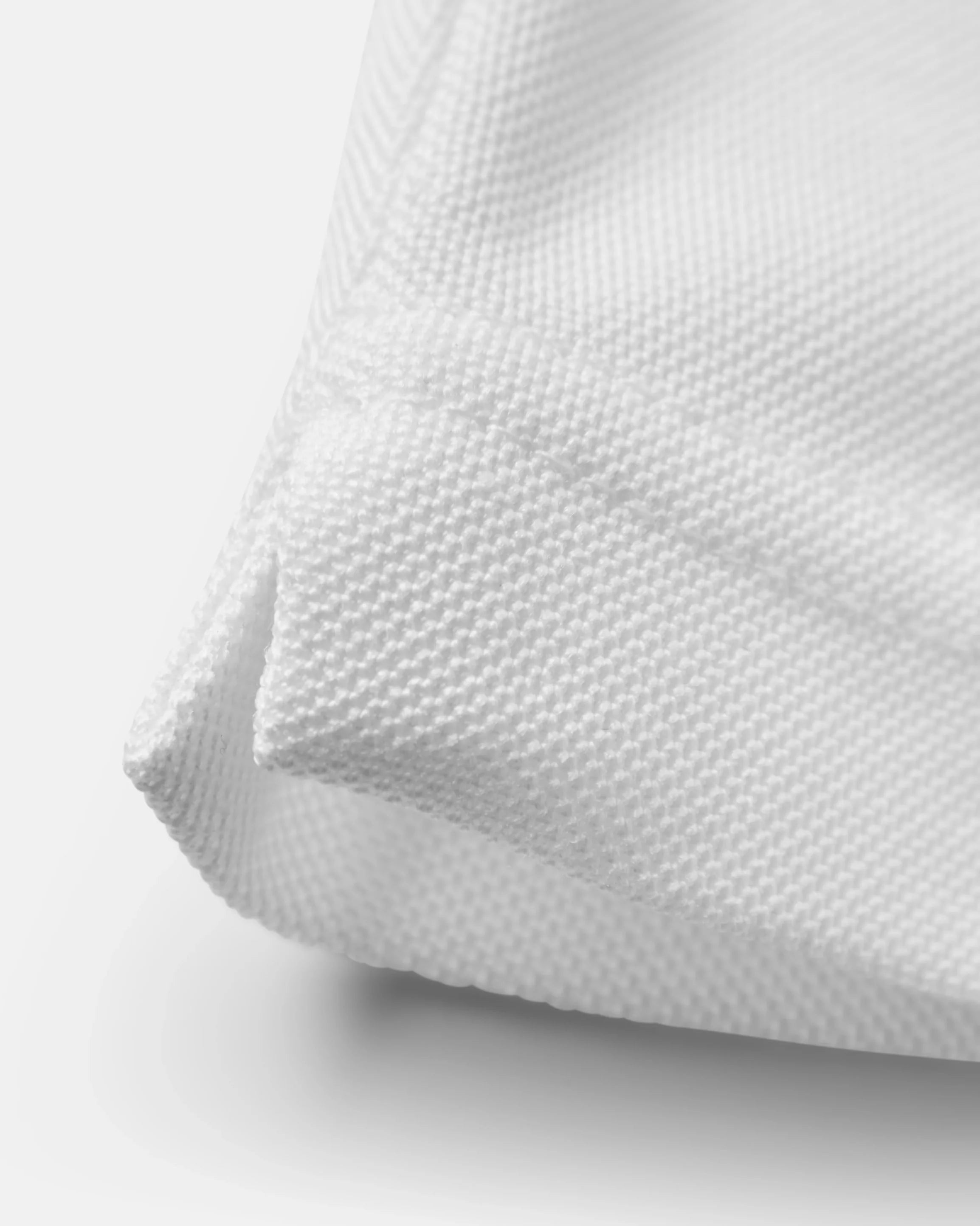 Polo Dri-Fast de manga corta para mujer – Blanco