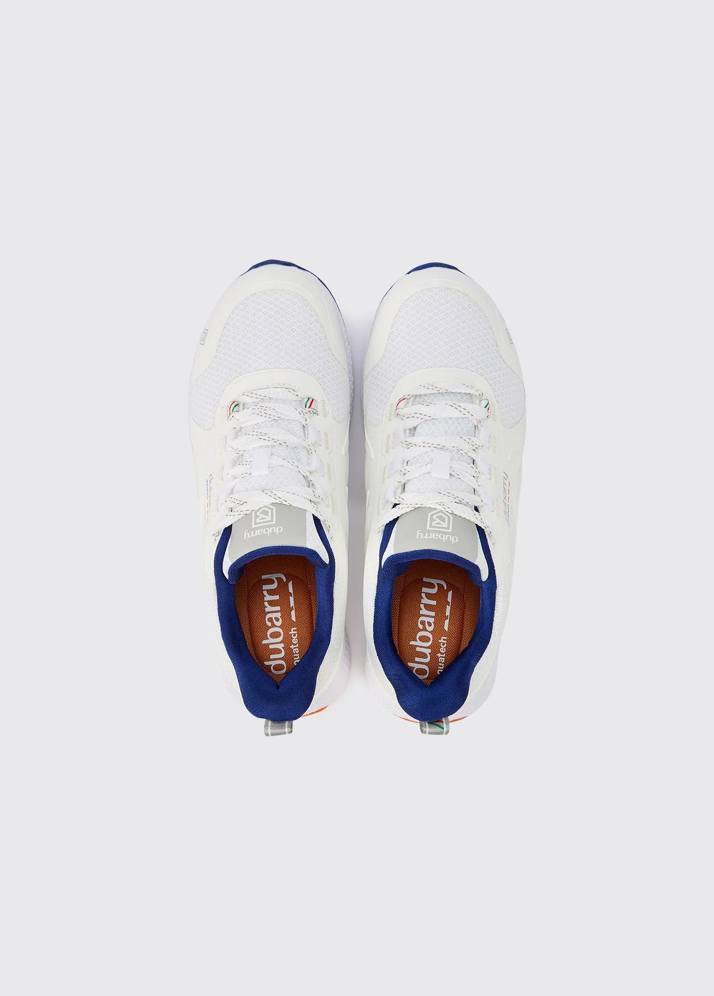 Zapatillas náuticas impermeables Cowes blancas para mujer DUBARRY