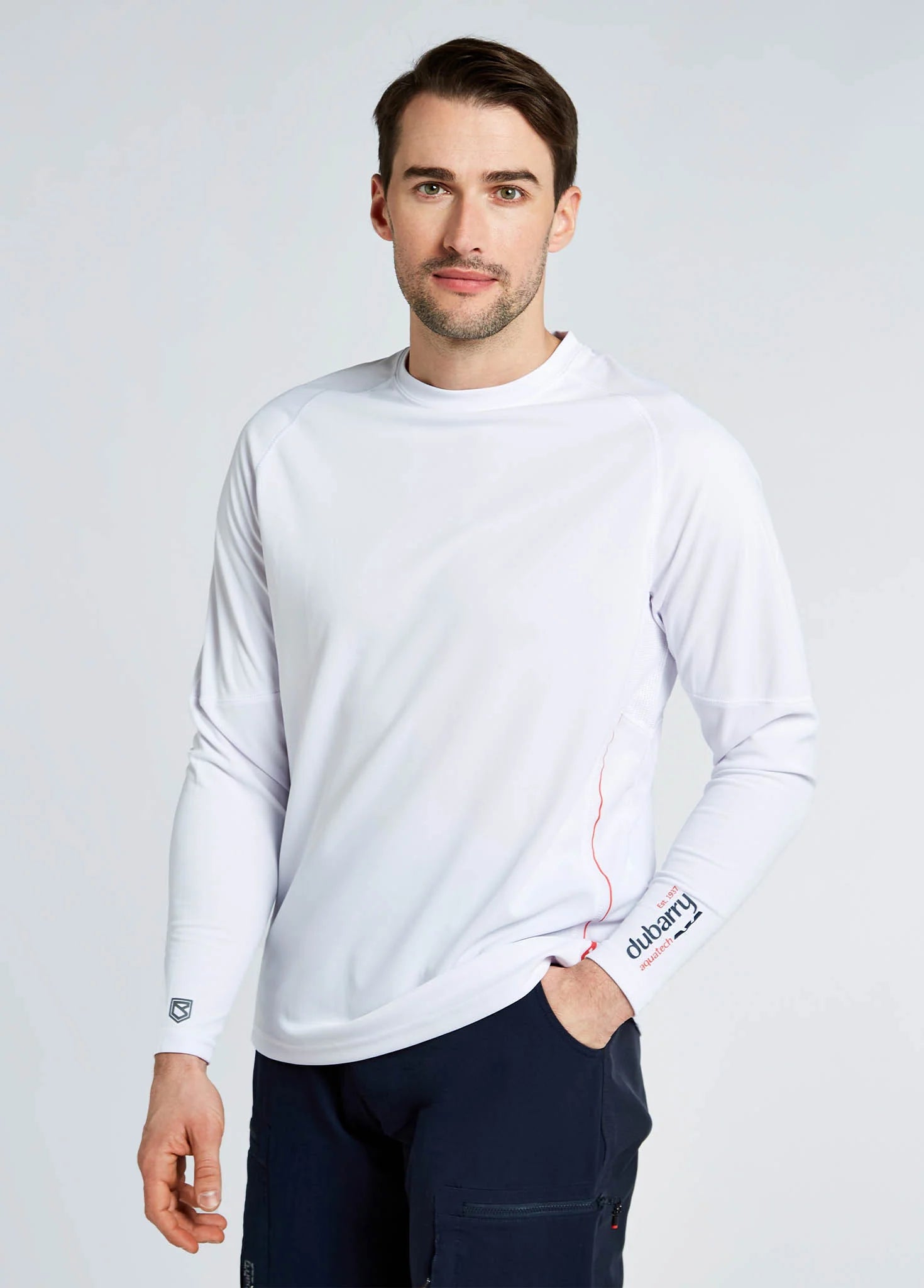 Camiseta secado rápido manga larga hombre UPF 50+ ANCONA Dubarry