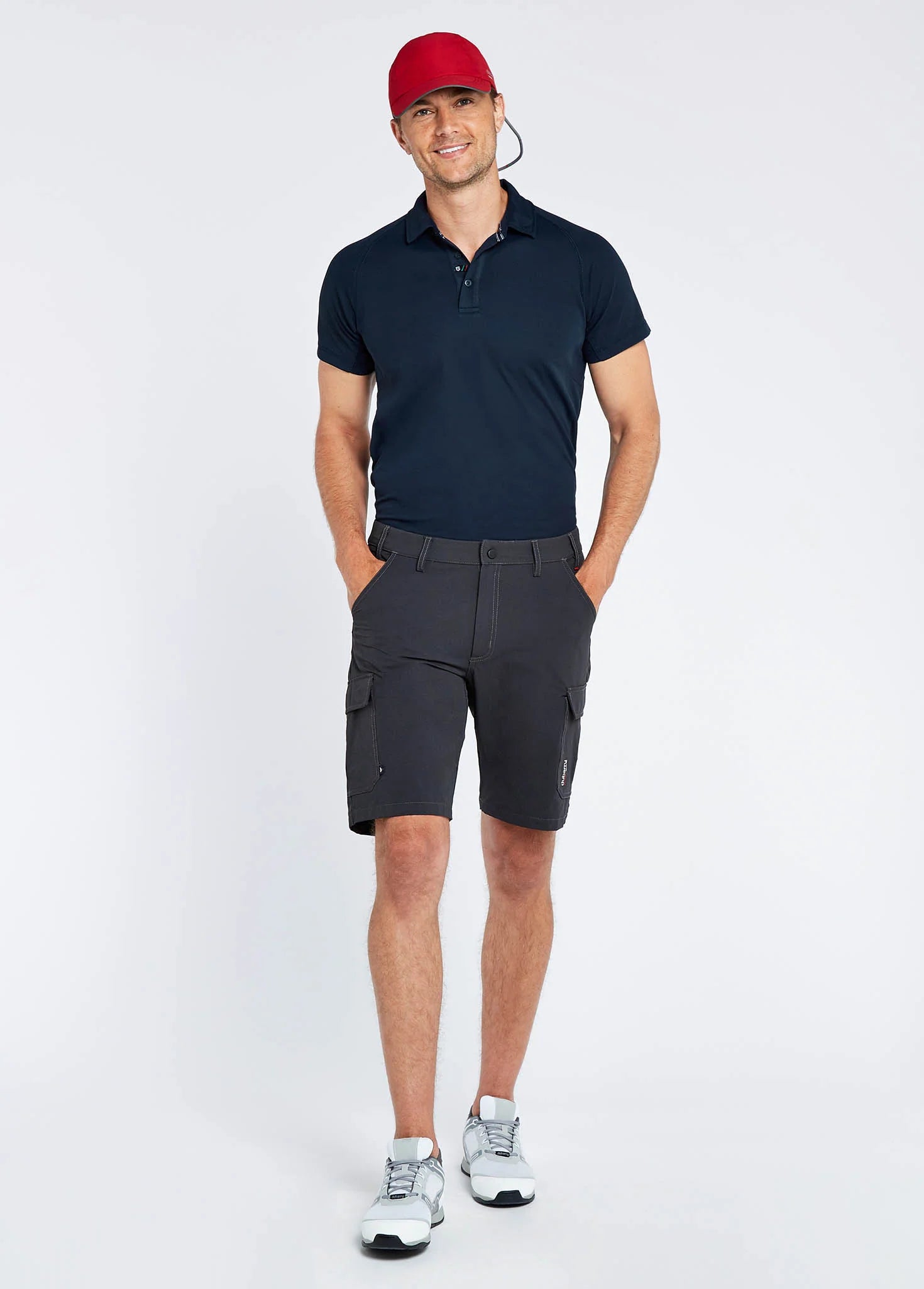 Polo técnico Menton hombre negro secado rápido UPF 50 DUBARRY