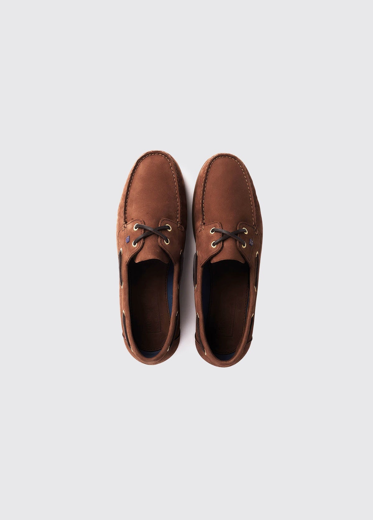 Mocasín náutico antideslizante de piel resistente al agua Dubarry Port Café