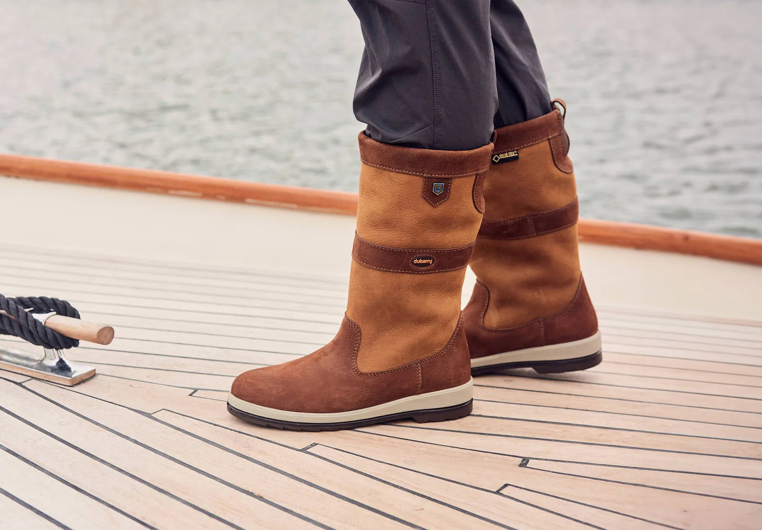 Bota náutica impermeable y antideslizante hombre Dubarry Ultima