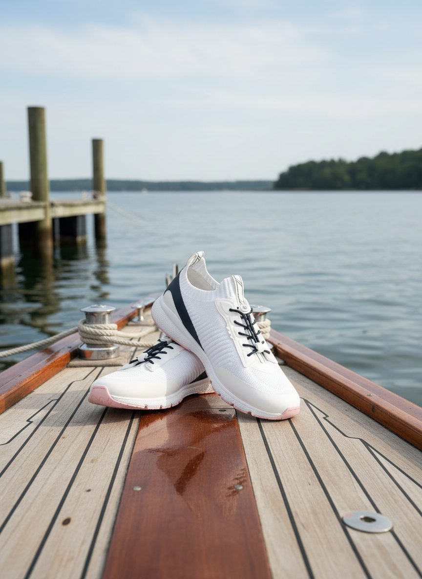 Sneaker náutico ligero con agarre para mujer Toledo Aquatech Dubarry