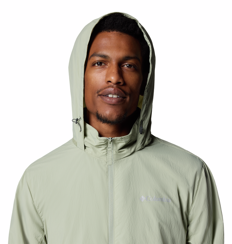 Chaqueta cortavientos hombre  UPF50+, repelente al agua