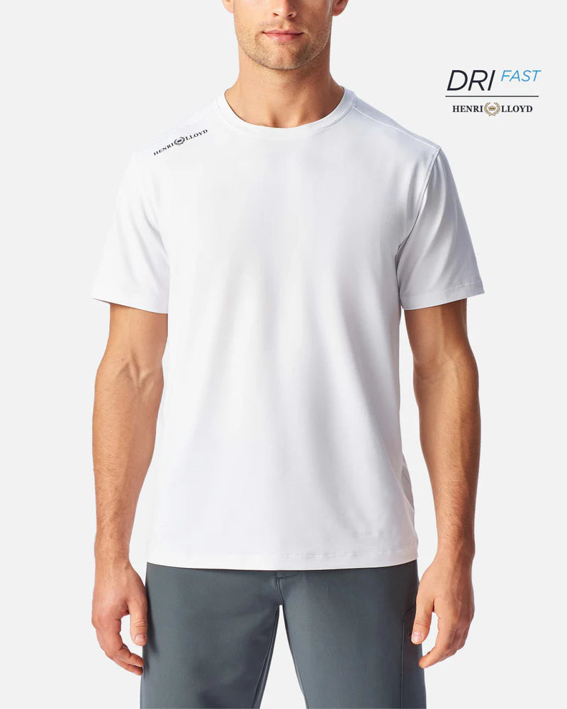 Camiseta Dri-Fast de manga corta para hombre – Blanca