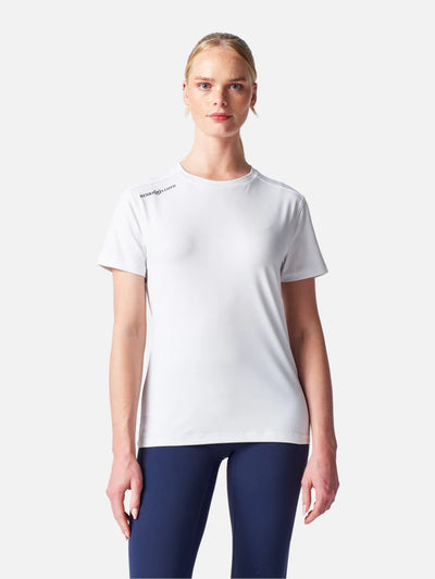 Camiseta de manga corta Dri-Fast para mujer - Blanco