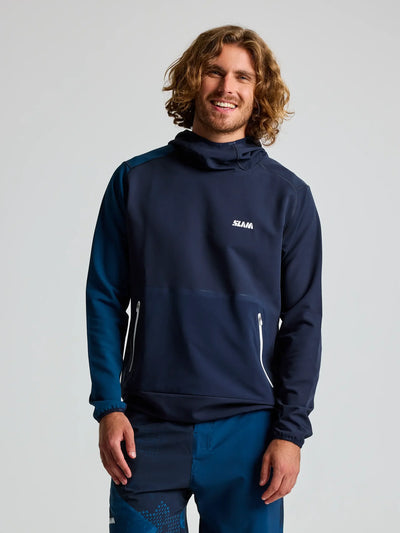 Sudadera Técnica Elástica con capucha FOIL TECH HOODIE Hombre_Navy