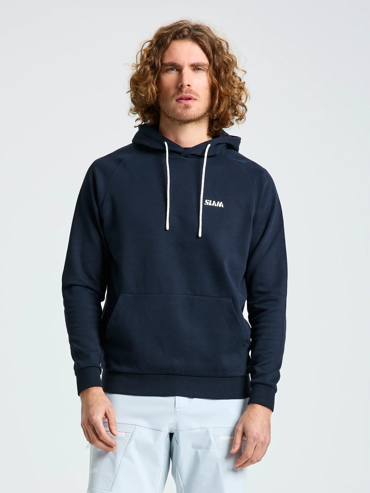 Sudadera con capucha Logo navy SLAM bolsillo canguro