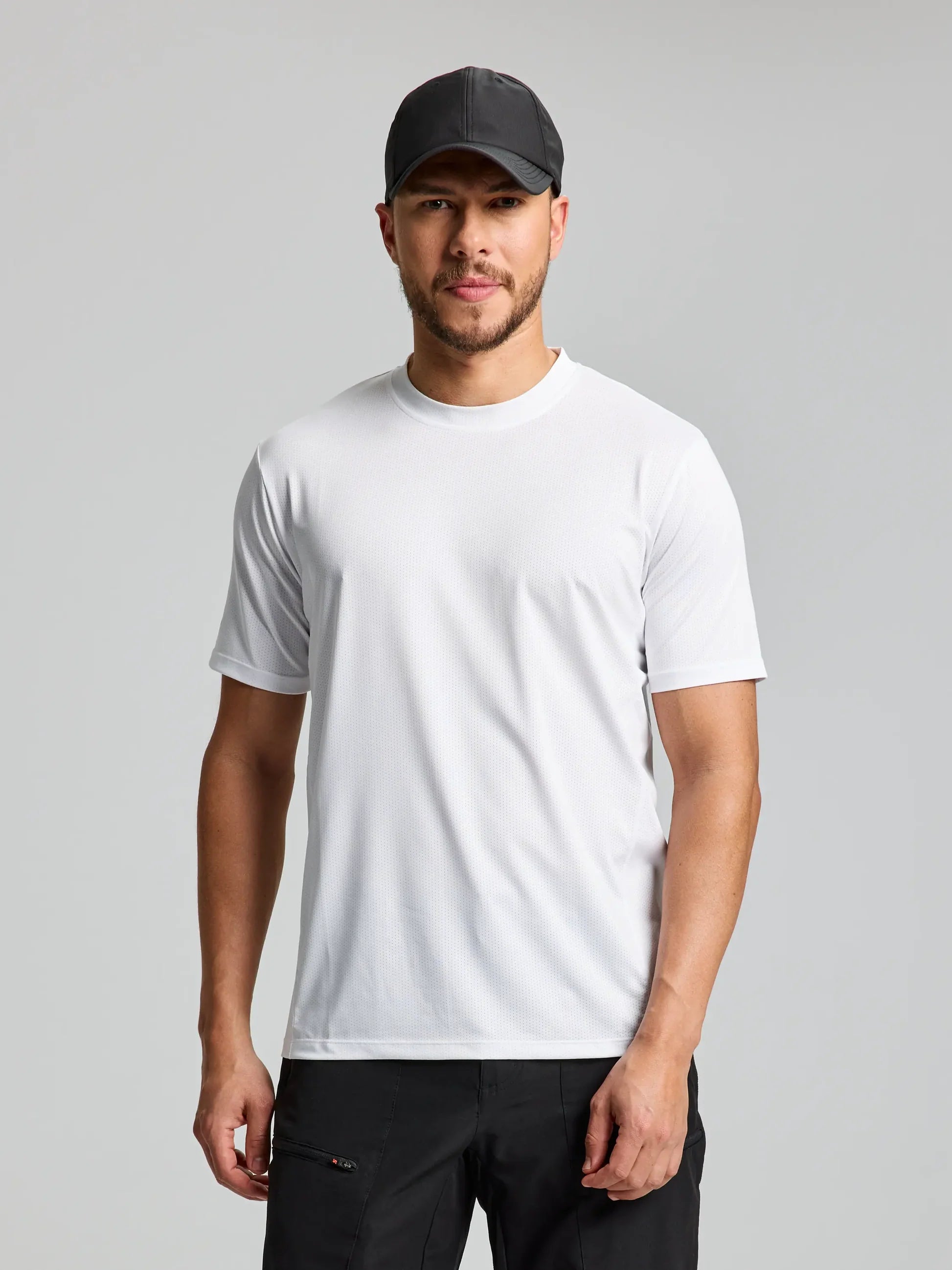 Camiseta técnica de manga corta para hombre UPF 50+