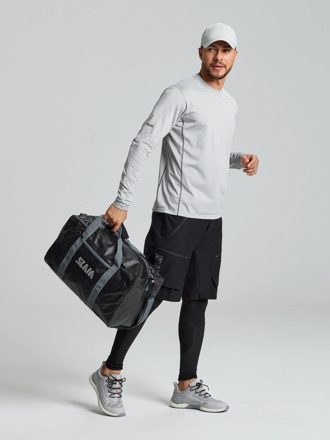 Camiseta técnica de manga larga para hombre SLAM – Protección solar UPF50+