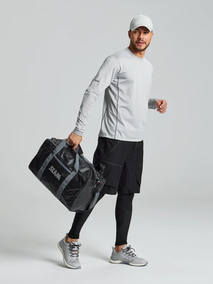 Camiseta técnica de manga larga para hombre SLAM – Protección solar UPF50+