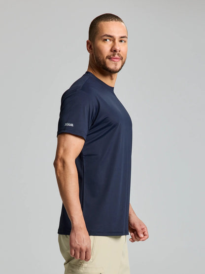 Camiseta Técnica Manga Corta Hombre – Tech Piqué T‑Shirt | SLAM