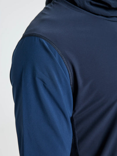 Camiseta técnica manga larga con capucha OD Tech UPF 50+ NAVY de SLAM