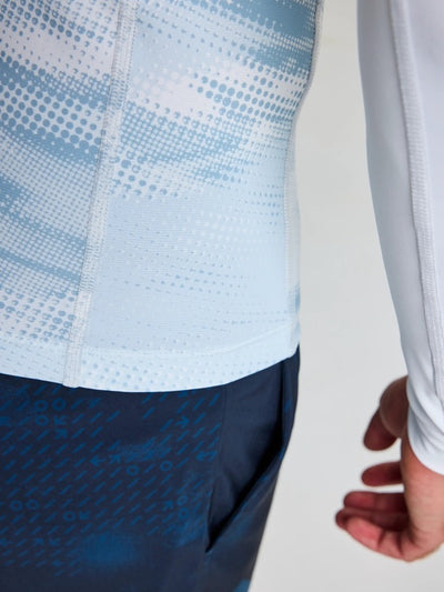 Camiseta técnica rashguard hombre manga larga UPF50+ secado rápido SLAM