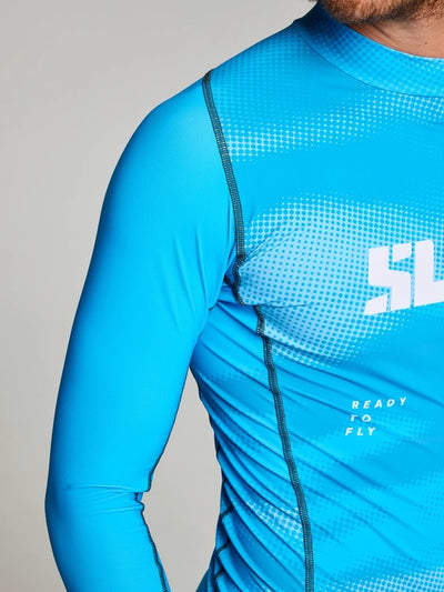 Camiseta técnica rashguard hombre manga larga UPF50+ secado rápido SLAM