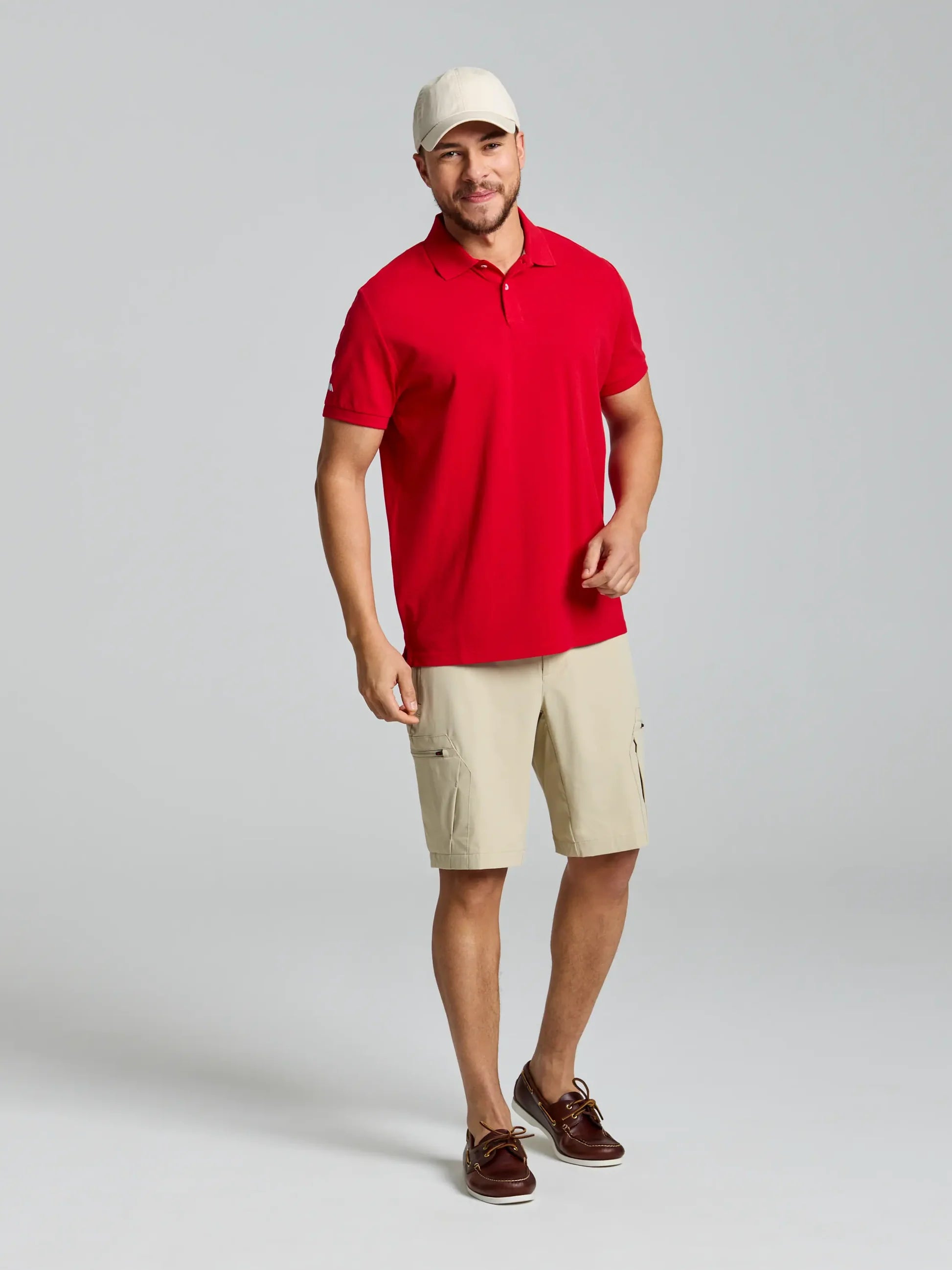 Bermudas Técnicas de Carga para Hombre TECH CARGO SHORT BEIGE de SLAM