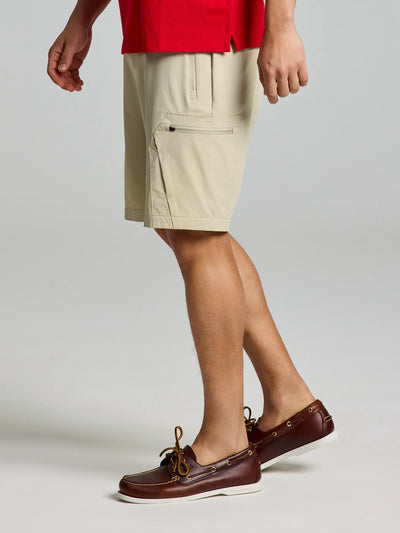 Bermudas técnicas cargo para hombre – Beige