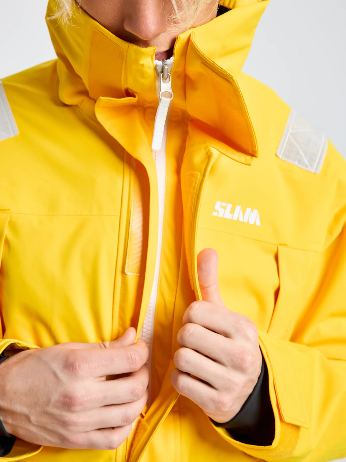 Chaqueta impermeable Altura 15000 transpirable 15000 Yellow SLAM