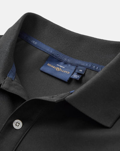 Polo Dri-Fast de manga corta para hombre – Negro