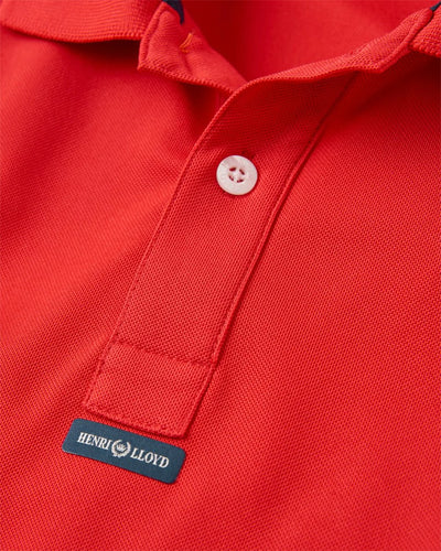 Polo Dri-Fast de manga corta para hombre – Rojo