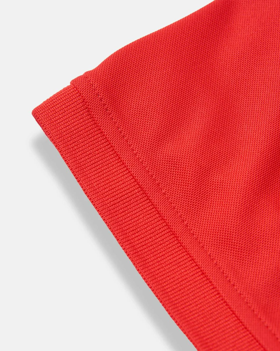 Polo Dri-Fast de manga corta para hombre – Rojo