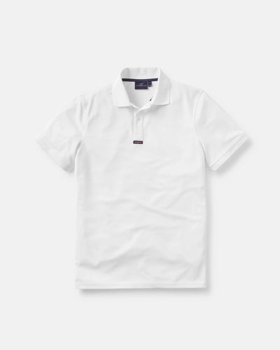 Polo Dri-Fast de manga corta para hombre – Blanco