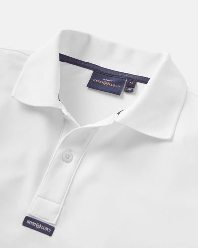 Polo Dri-Fast de manga corta para hombre – Blanco