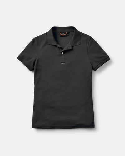 Polo Dri-Fast de manga corta para mujer – Negro