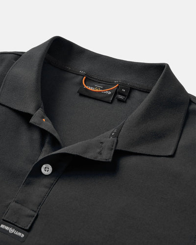 Polo Dri-Fast de manga corta para mujer – Negro