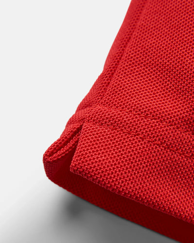 Polo Dri-Fast de manga corta para mujer – Rojo