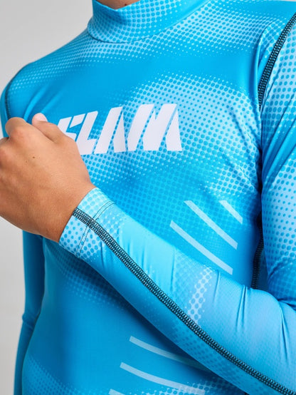 Camiseta técnica infantil SLAM Foil JR Rashguard – Protección solar UPF50+ AZUL