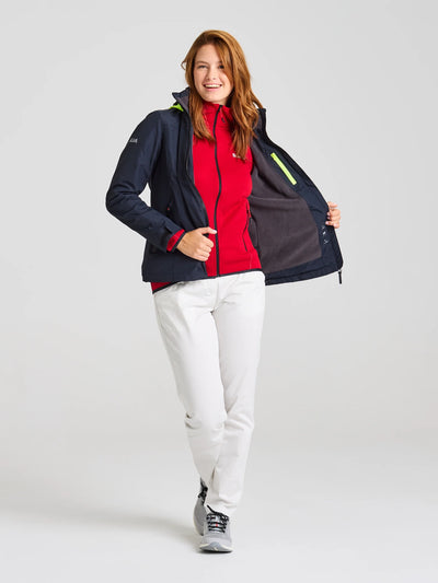 Chaqueta cálida con capucha para mujer - Navy